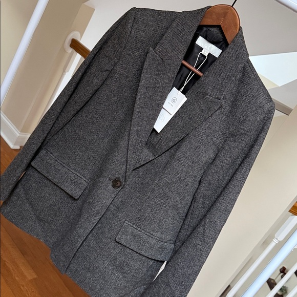 ❌ZARA wool blend herringbone blazer - Picture 6 of 9